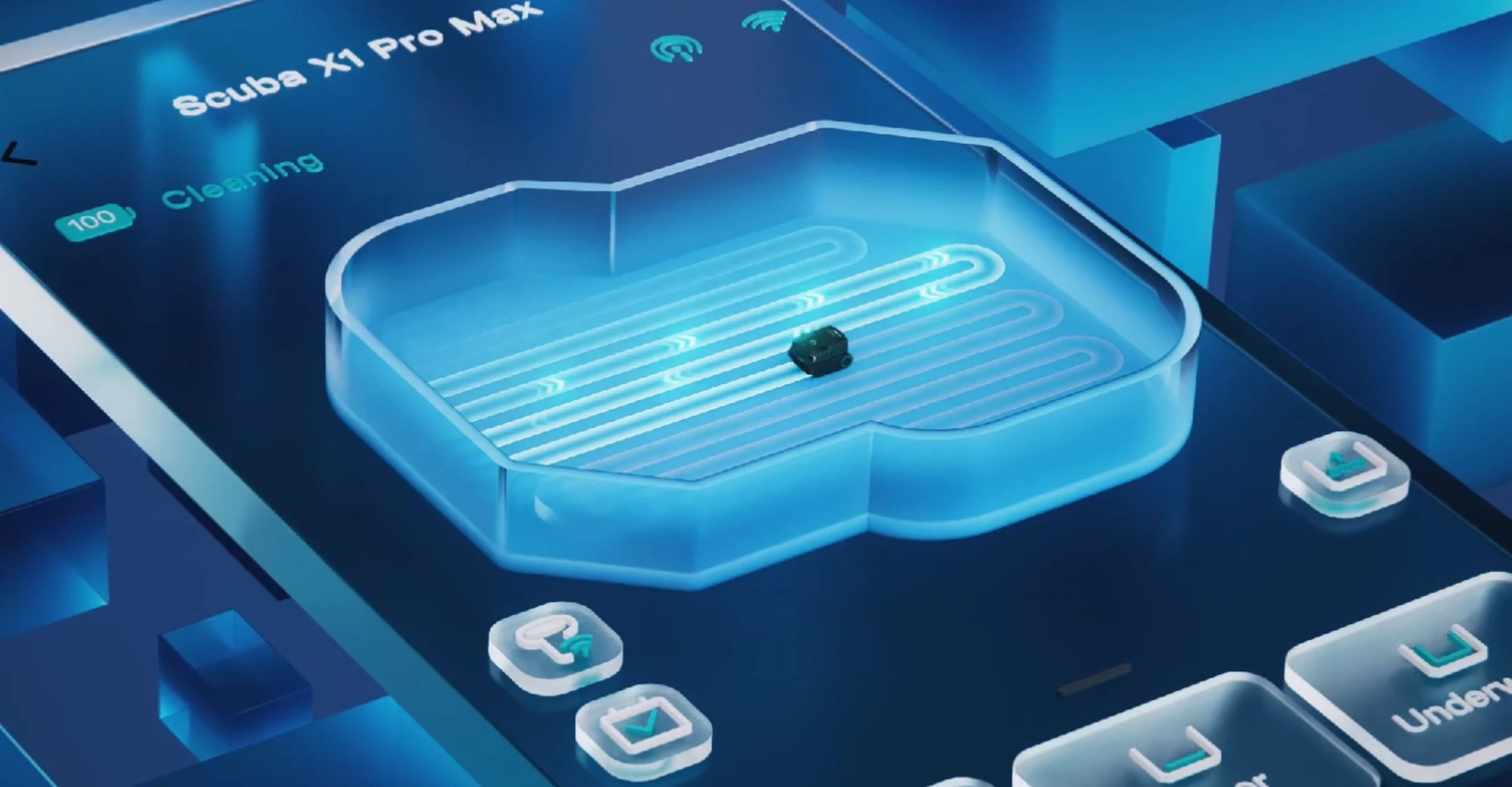 Pool robots that plan the route. PureO2 handles daily care.